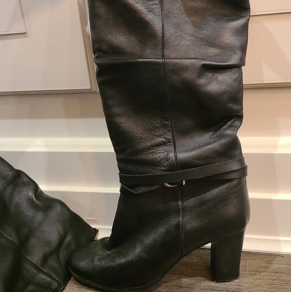 Below the knee boots w/ 2" heel